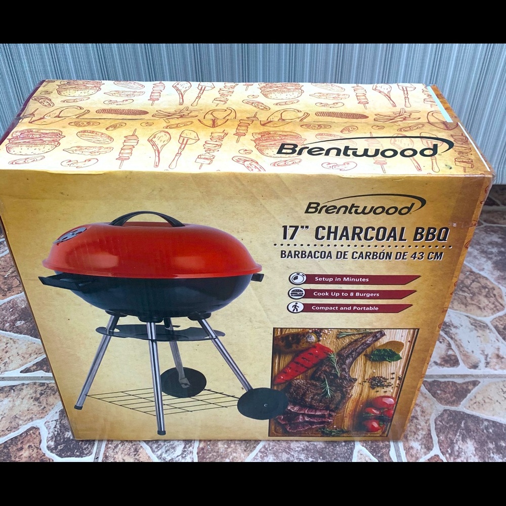 Brentwood BB 17-Inch Portable Charcoal